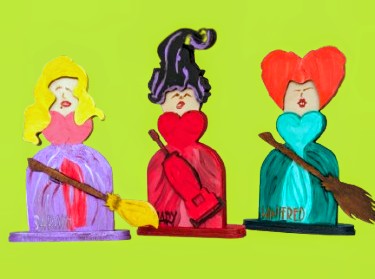 Hocus Pocus Magic - handmade home decor, handmade gifts online, unique handmade art, handmade wall art, acrylic on canvas paintings, handmade magnets, handmade signs for home, resin art wall decor, shattered glass art - Handmade For You