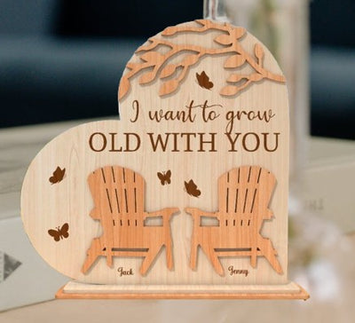 Adirondack Grow Old With You-Customizable