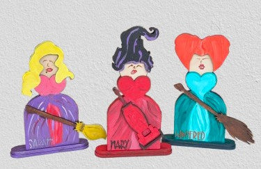 Hocus Pocus Magic - handmade home decor, handmade gifts online, unique handmade art, handmade wall art, acrylic on canvas paintings, handmade magnets, handmade signs for home, resin art wall decor, shattered glass art - Handmade For You