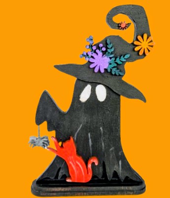 Black and Boo - handmade home decor, handmade gifts online, unique handmade art, handmade wall art, acrylic on canvas paintings, handmade magnets, handmade signs for home, resin art wall decor, shattered glass art - Handmade For You